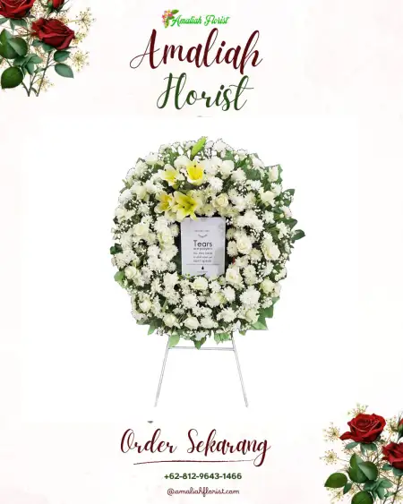 Krans Bunga Duka Pantai Harapanjaya